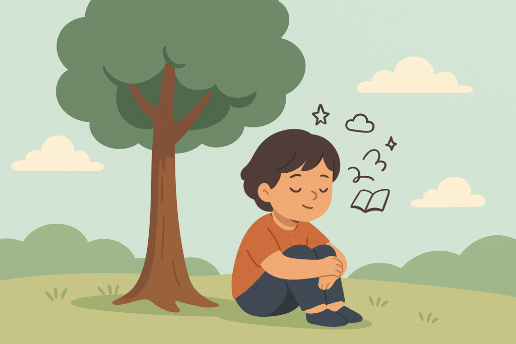 Daydreaming Under the Tree